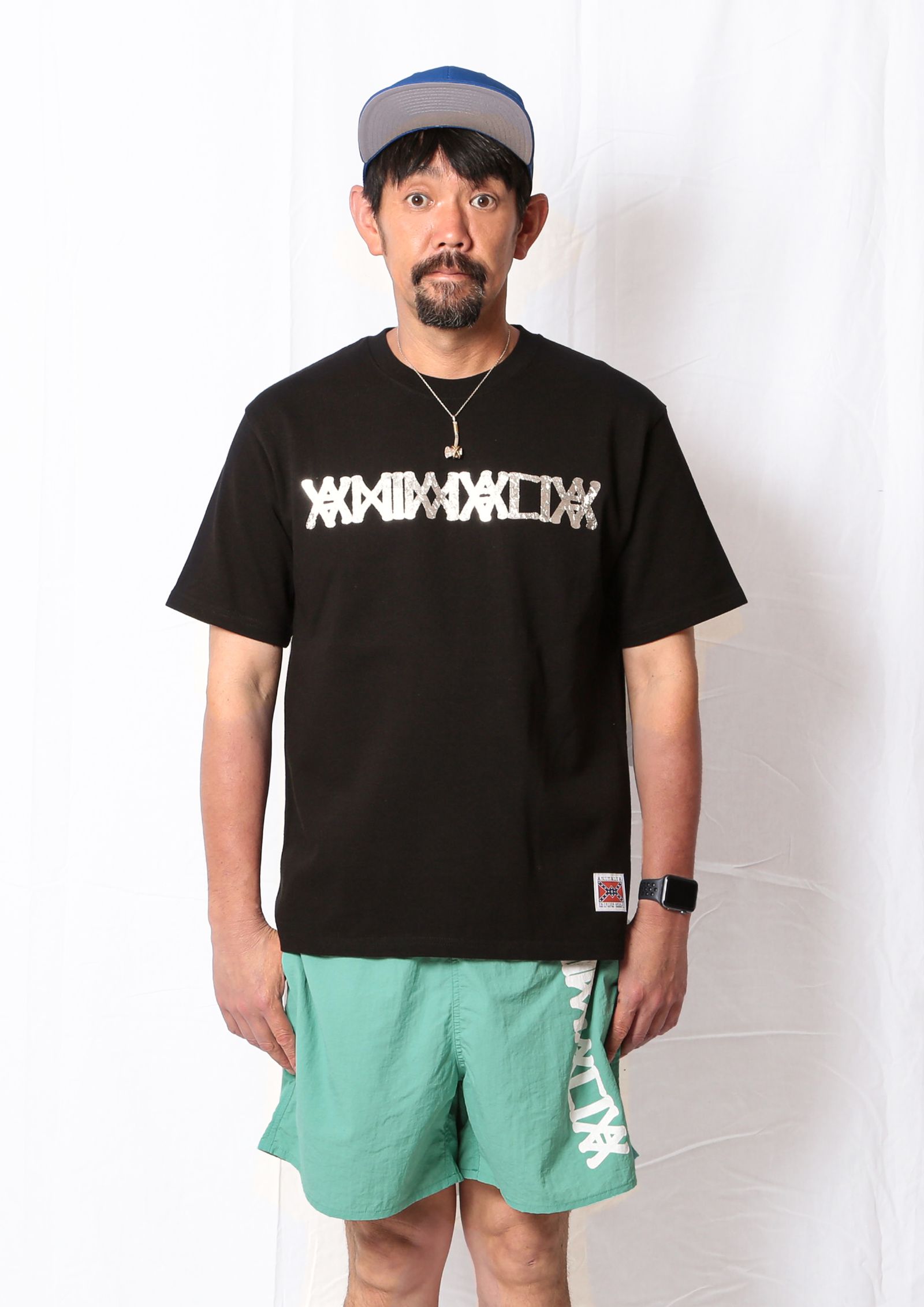 HEAVY S/S TEE-FOIL PRINT LOGO