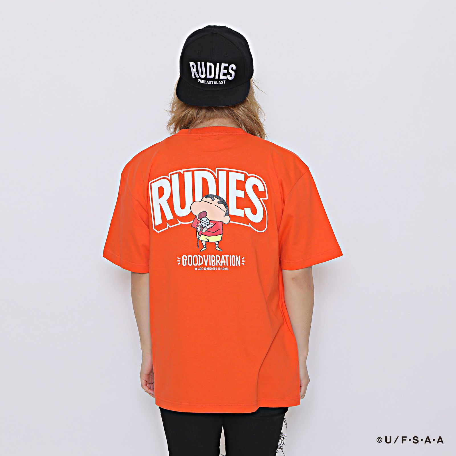 RUDIE'S x CRAYON SHINCHAN MICROPHONE-T