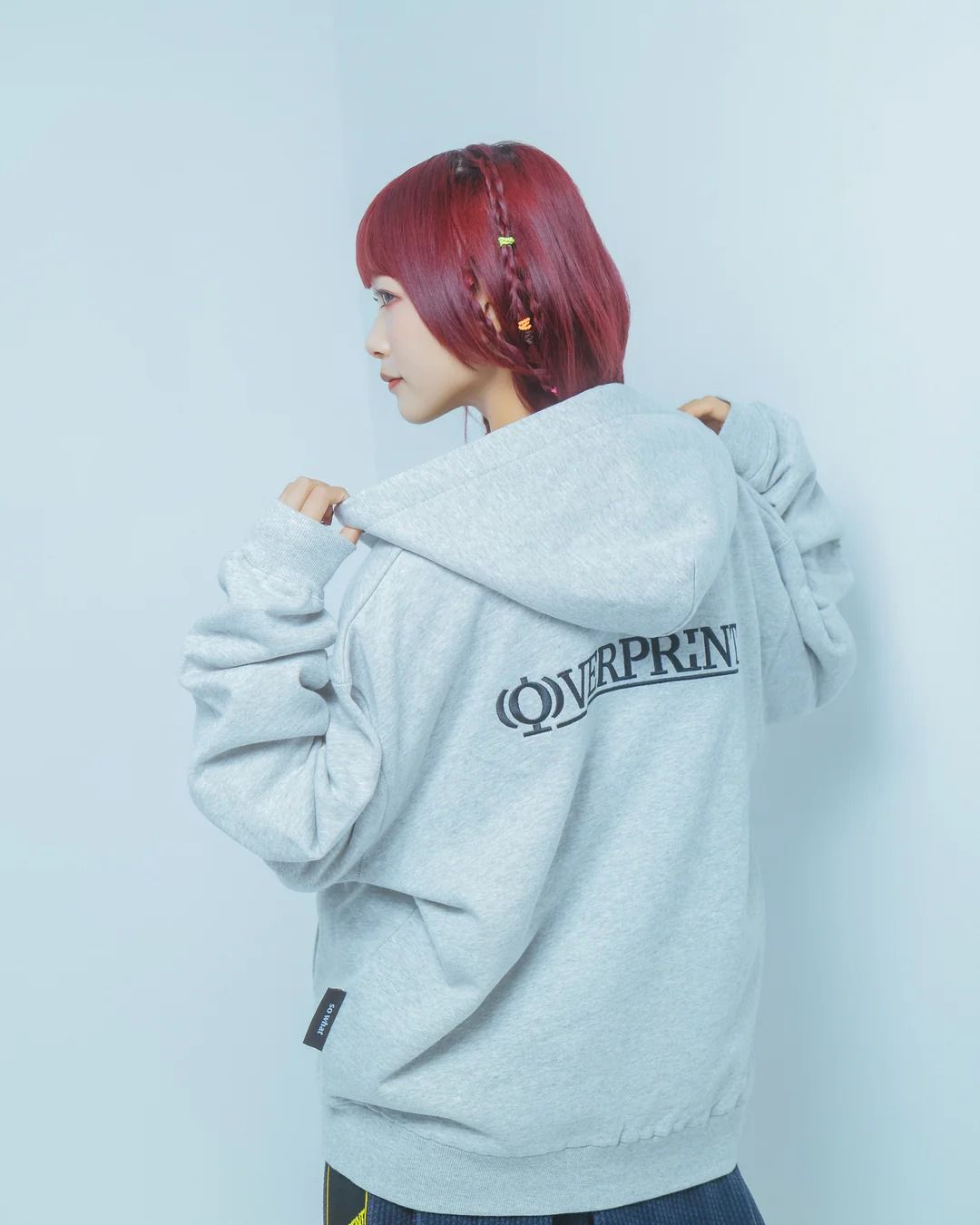 OVERPRINT Zip Hoodie