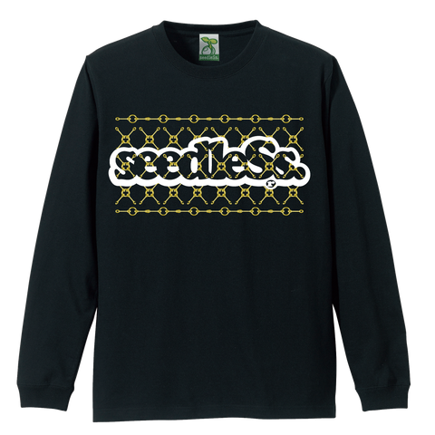 Gold Pattern Coop LS tee