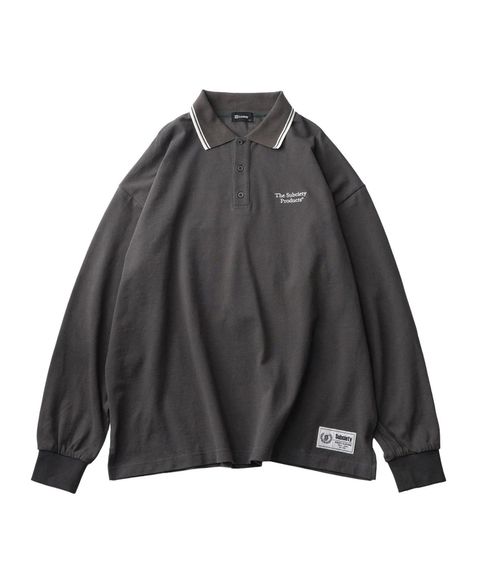 Seed stitch polo shirt