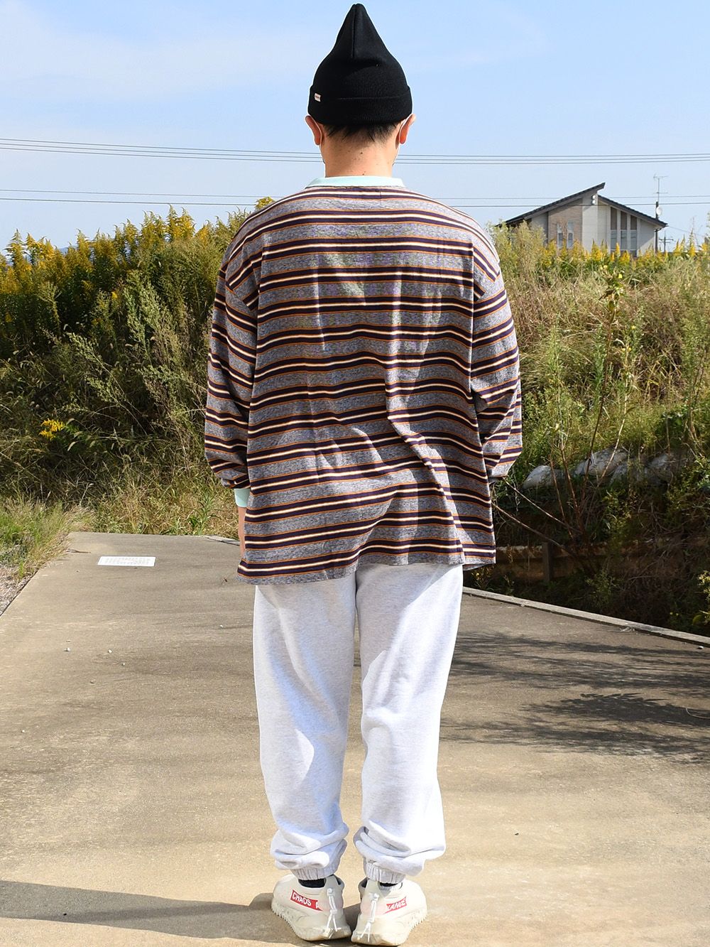 STRAWBERRY BORDER LONG-SLEEVE