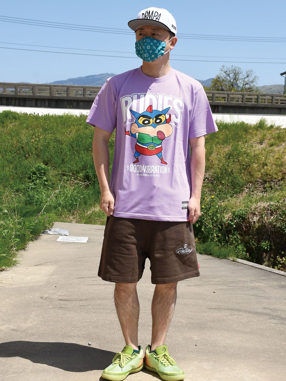 RUDIE'S x CRAYON SHINCHAN ACTIONKAMEN-T