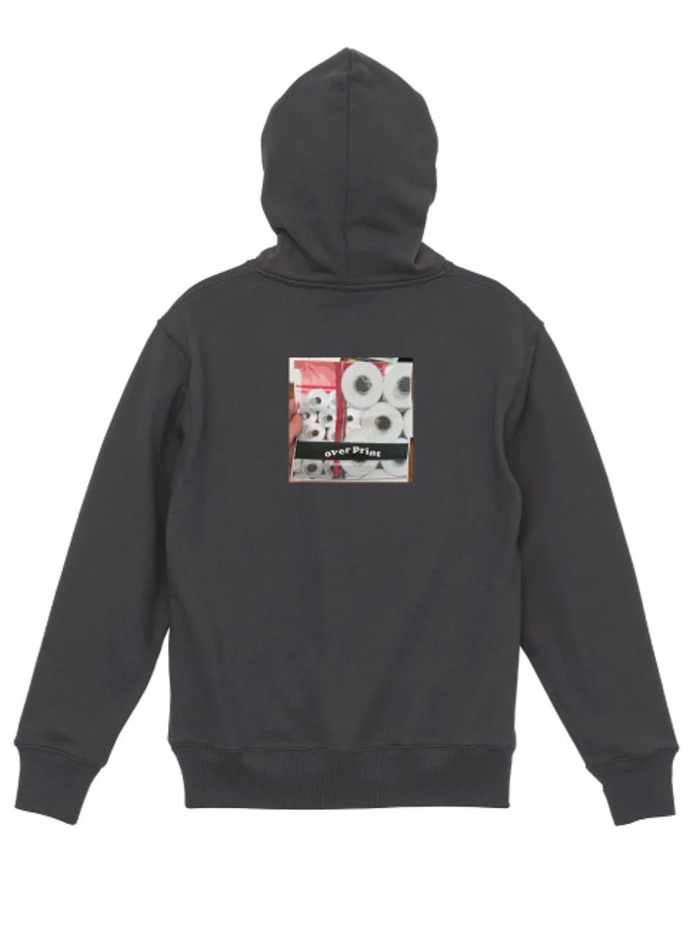 over print(オーバープリント)/ Hoodie Jacket | Blue in Green
