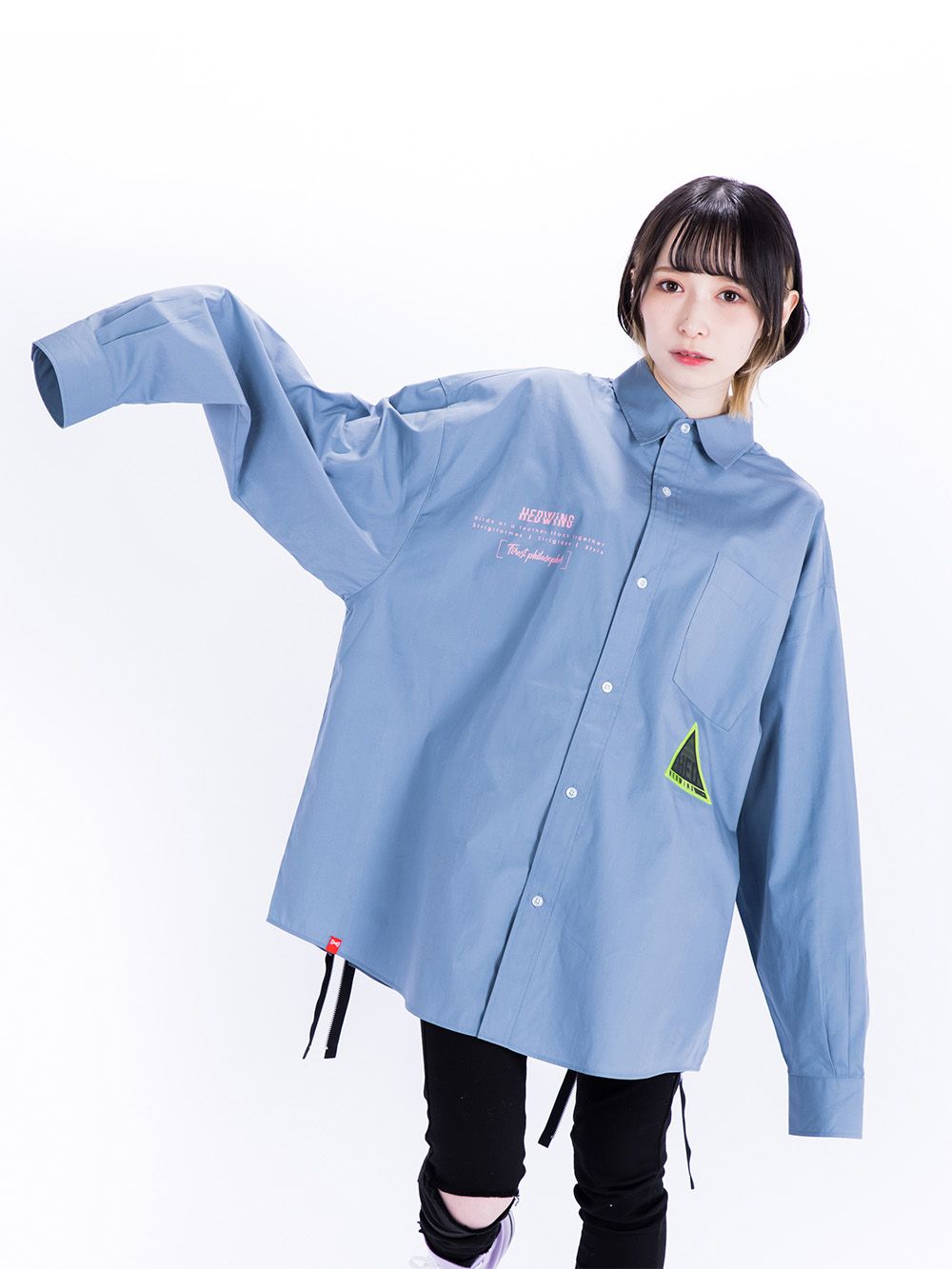 Big Silhouette Double Zip Shirt