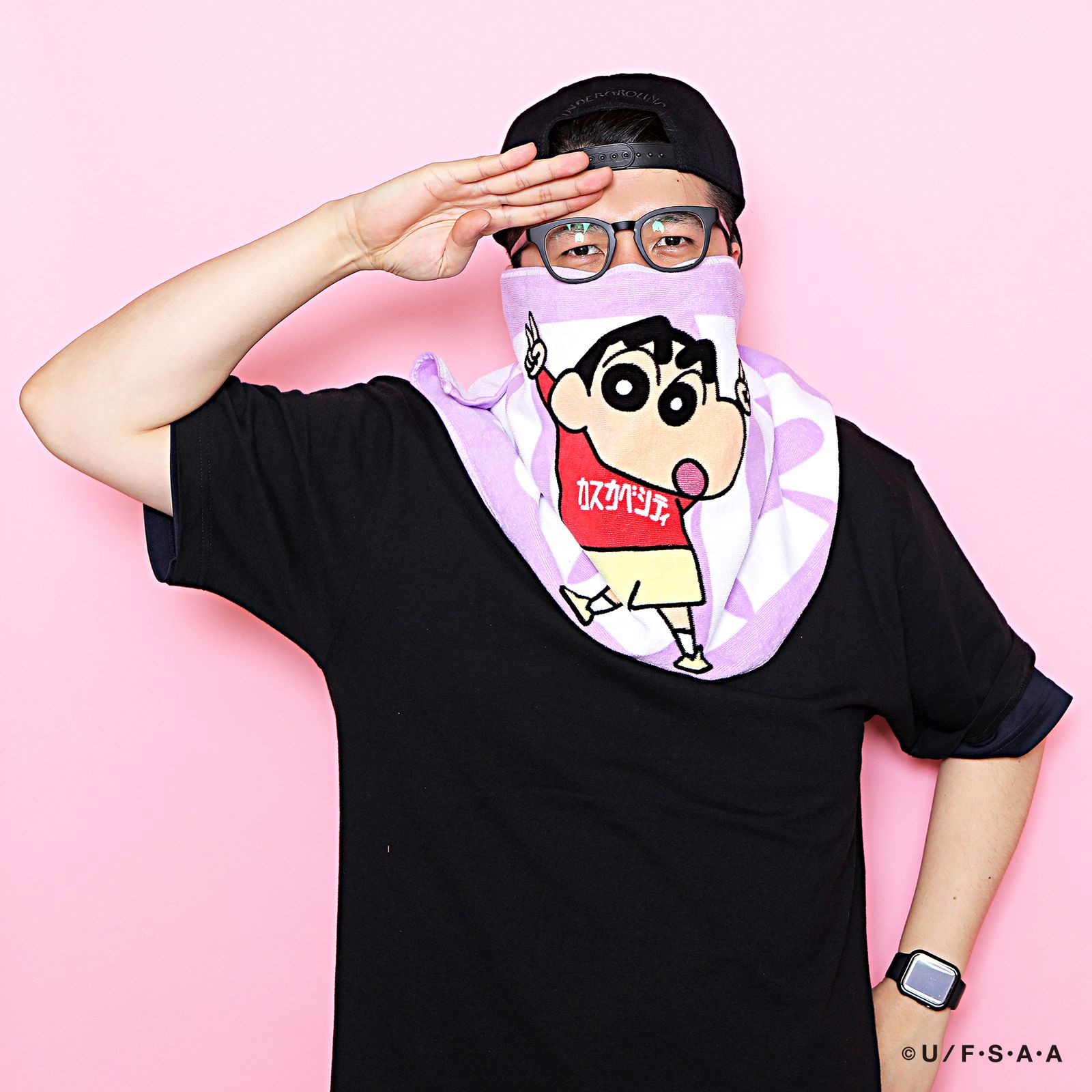 RUDIE'S x CRAYON SHINCHAN PEACE TOWEL