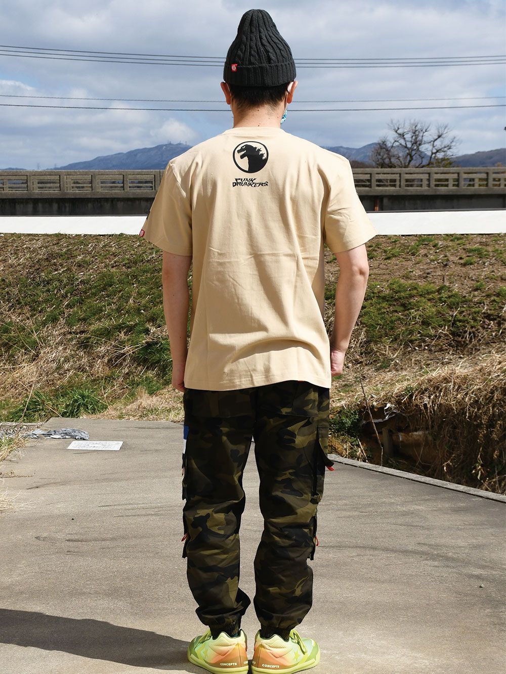 [PDSxGODZILLA] ゴジラ総柄TEE'21