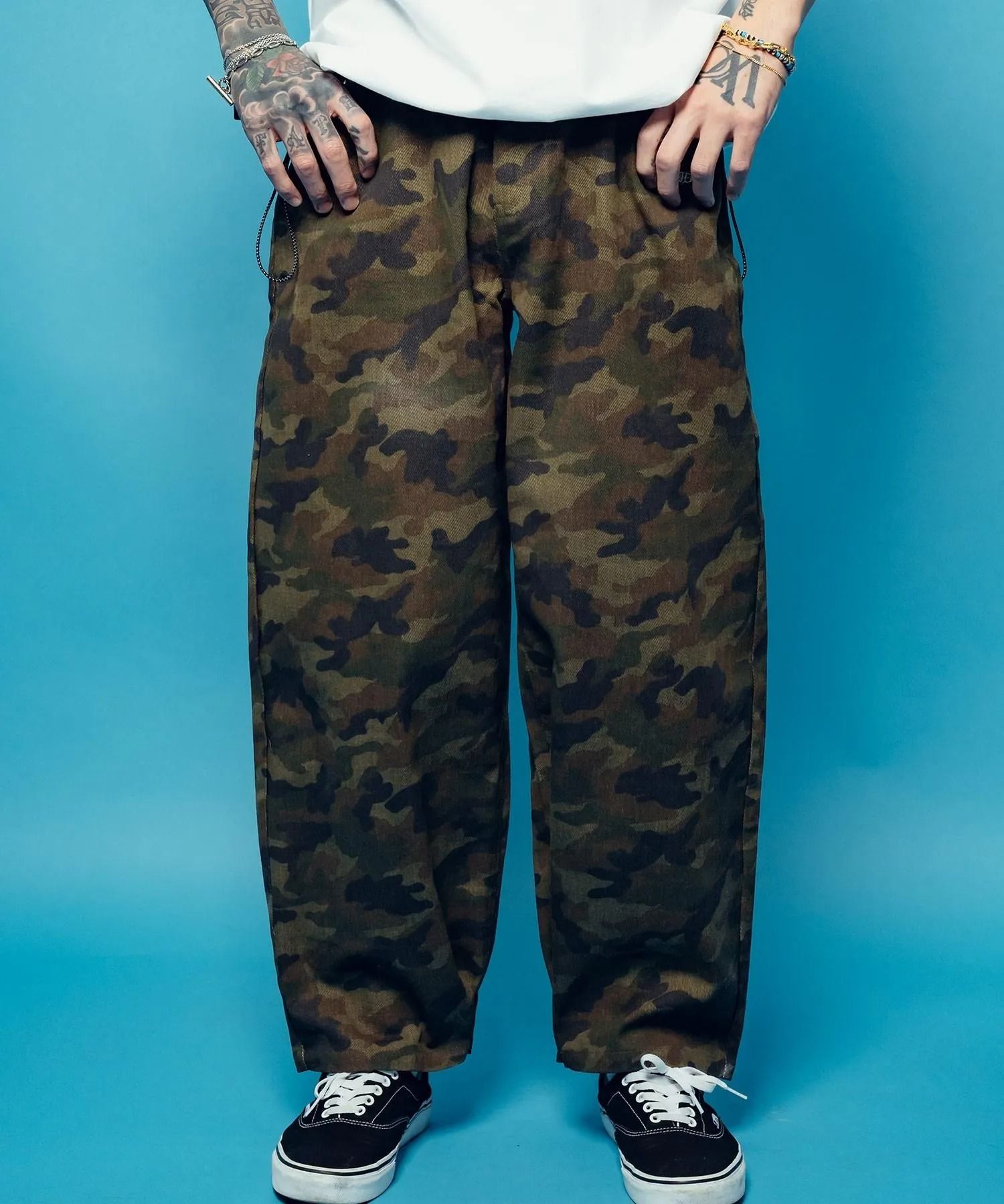 Camouflage baggy pants