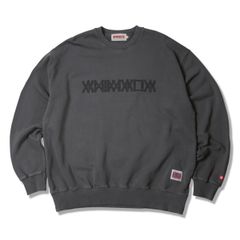 Pigment Dyeing Crew Sweat -LOGO
