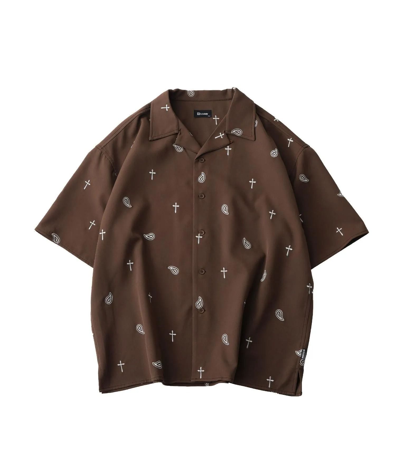 All-over embroidered shirt