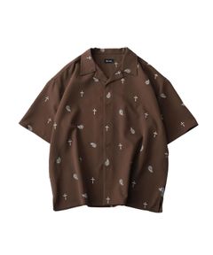 All-over embroidered shirt