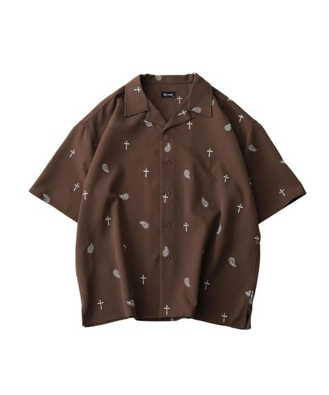 All-over embroidered shirt