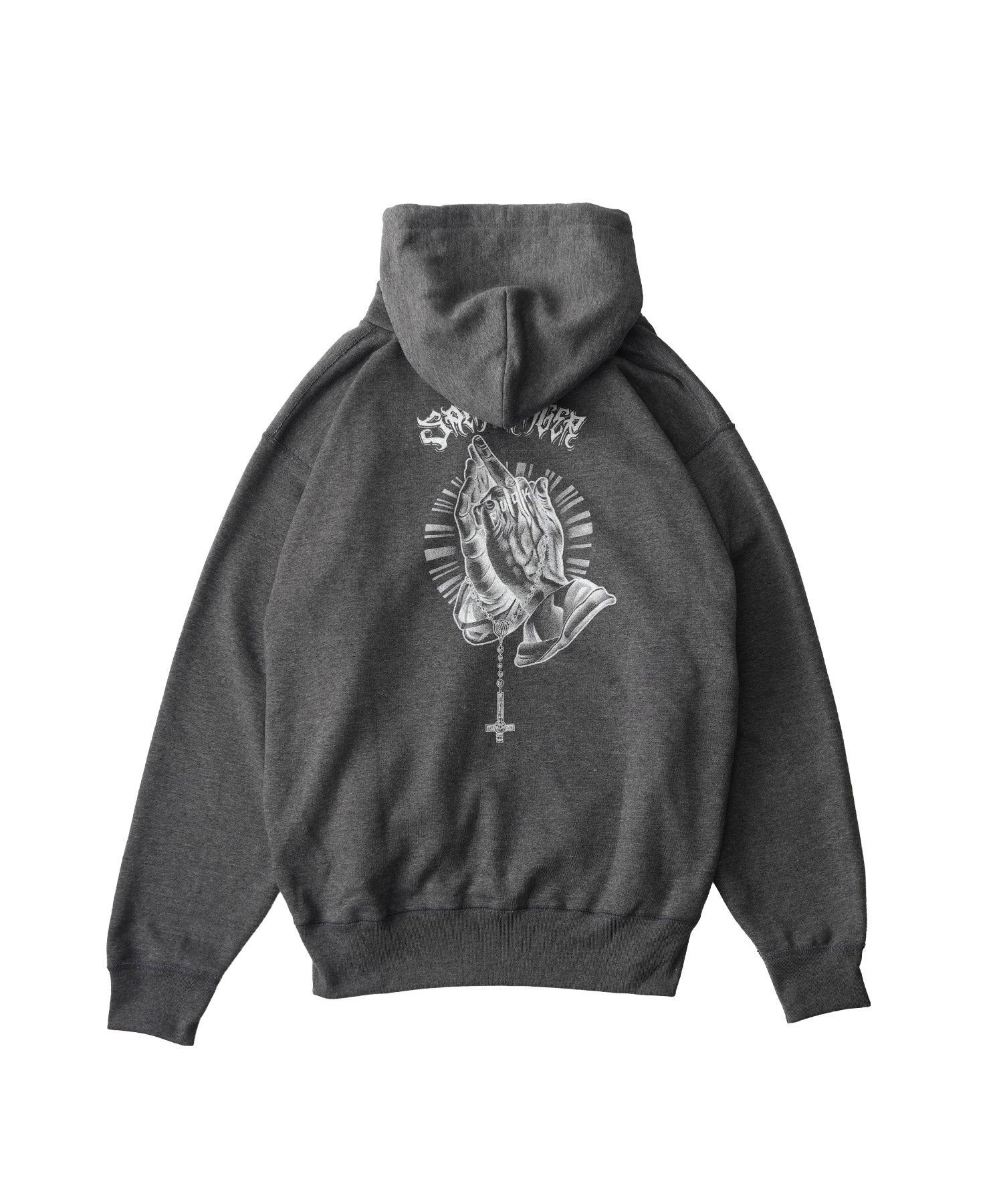 Fuckin' praying hands hoodie