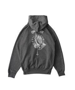 Fuckin' praying hands hoodie