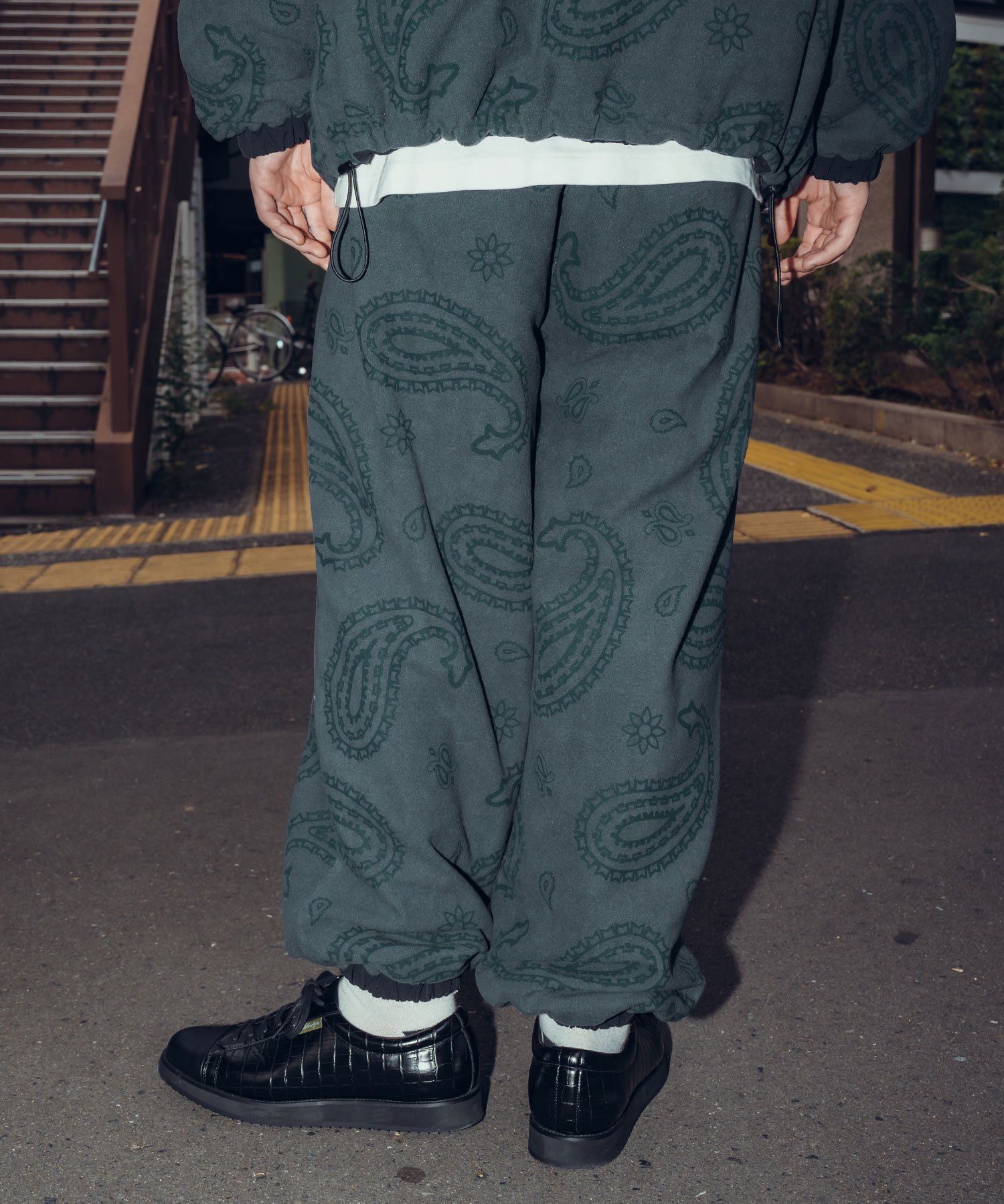 REVERSIBLE NYLON×FLEECE PANTS