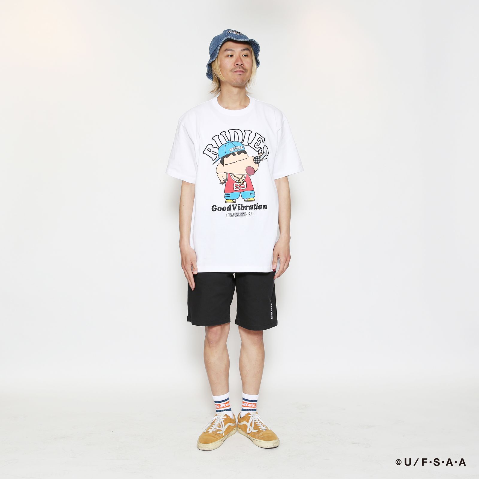 RUDIE'SxCRAYON SHINCHAN RHYME TEE