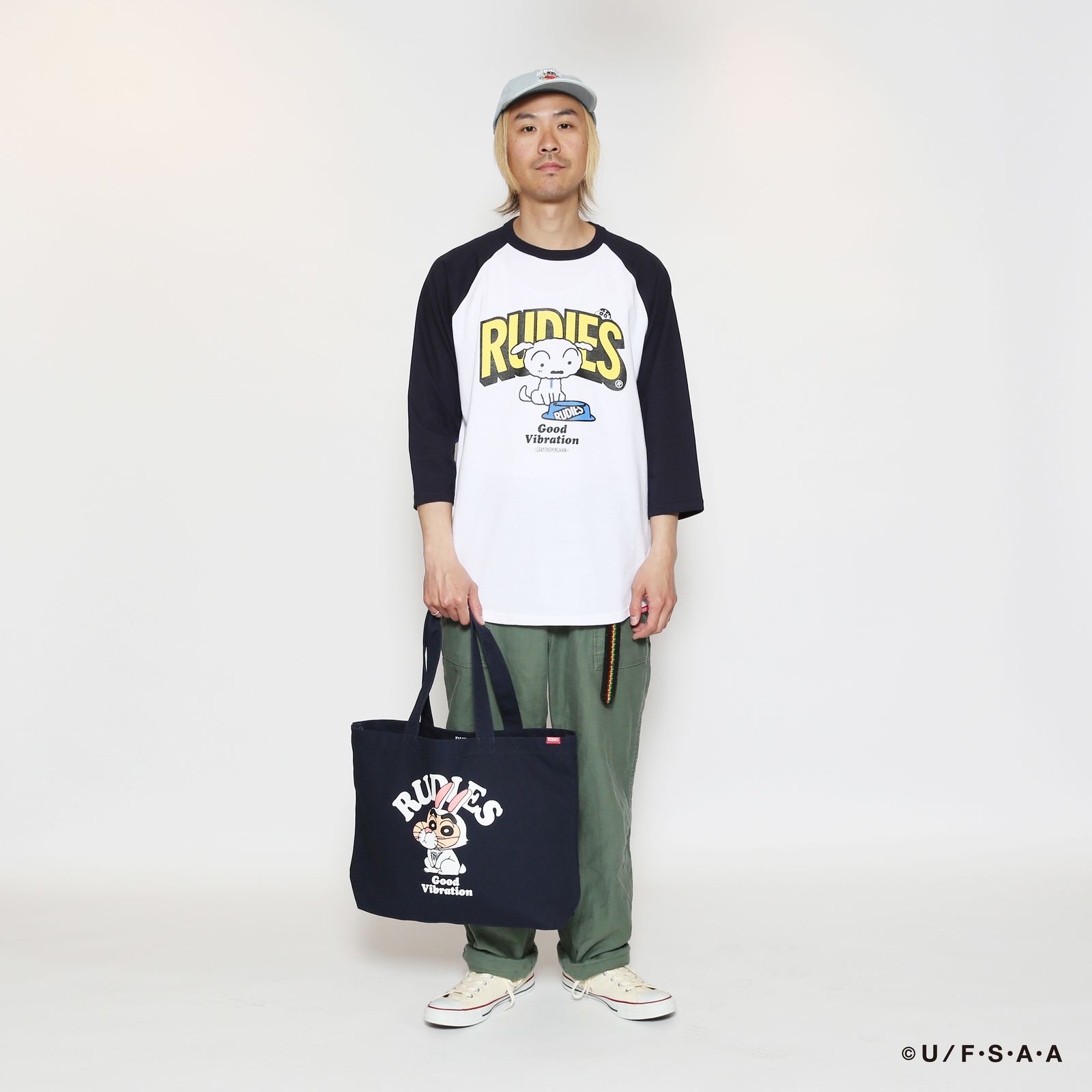 RUDIE'S×CRAYON SHINCHAN RABBIT TOTEBAG