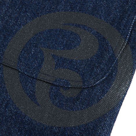 FLOWER DYED DENIM PAINTER-PANTS