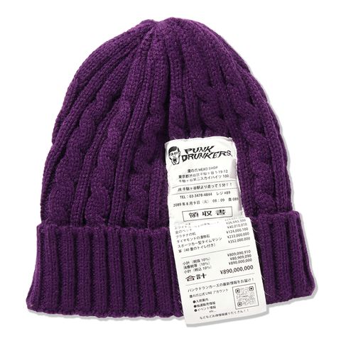 レシートニットCAP