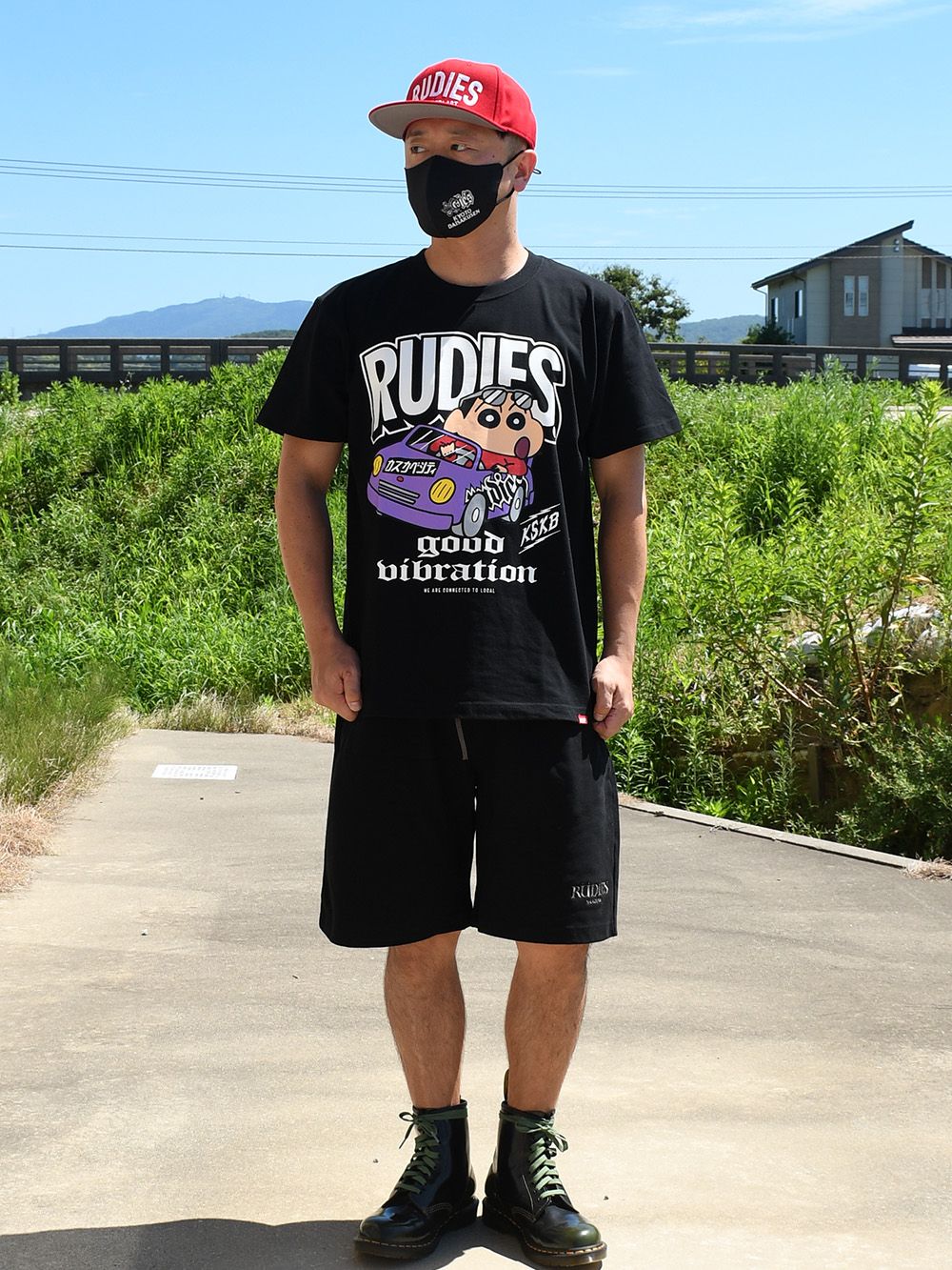 RUDIE'SxCRAYON SHINCHAN LOCAL DRIVE TEE
