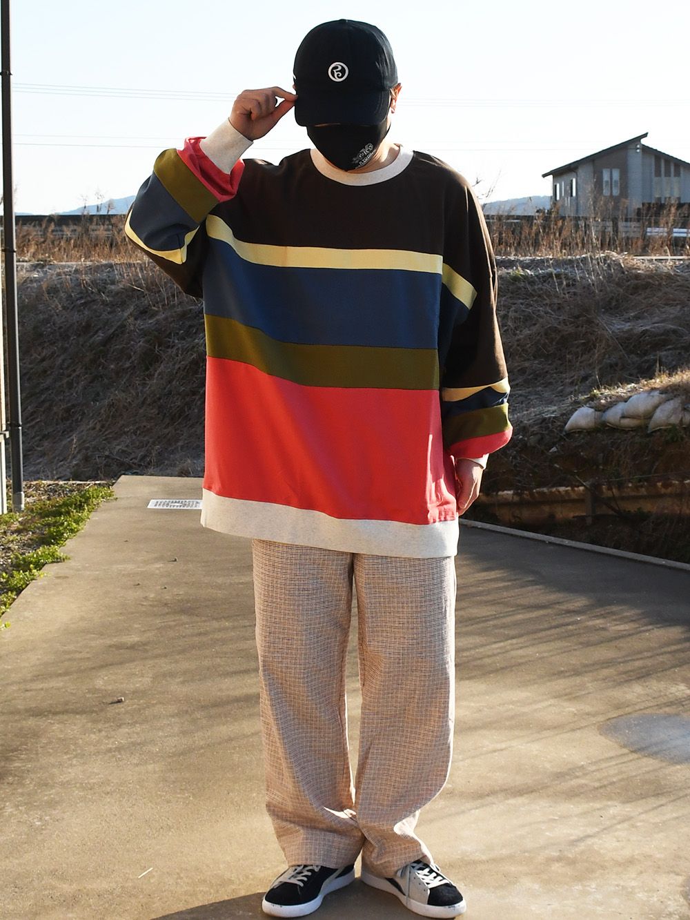 CANDY BORDER LONG-SLEEVE
