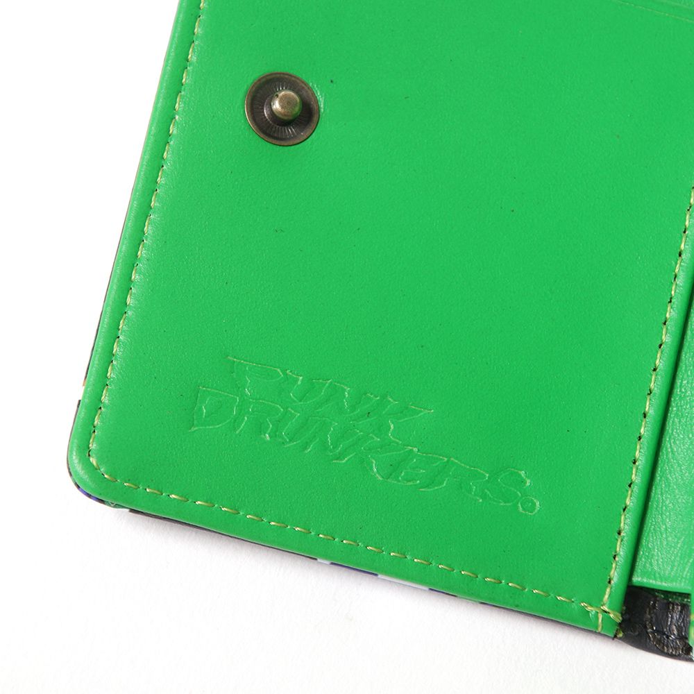 きのこ総柄三つ折り財布