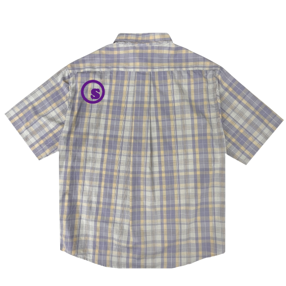 sd laid back color over size check shirts