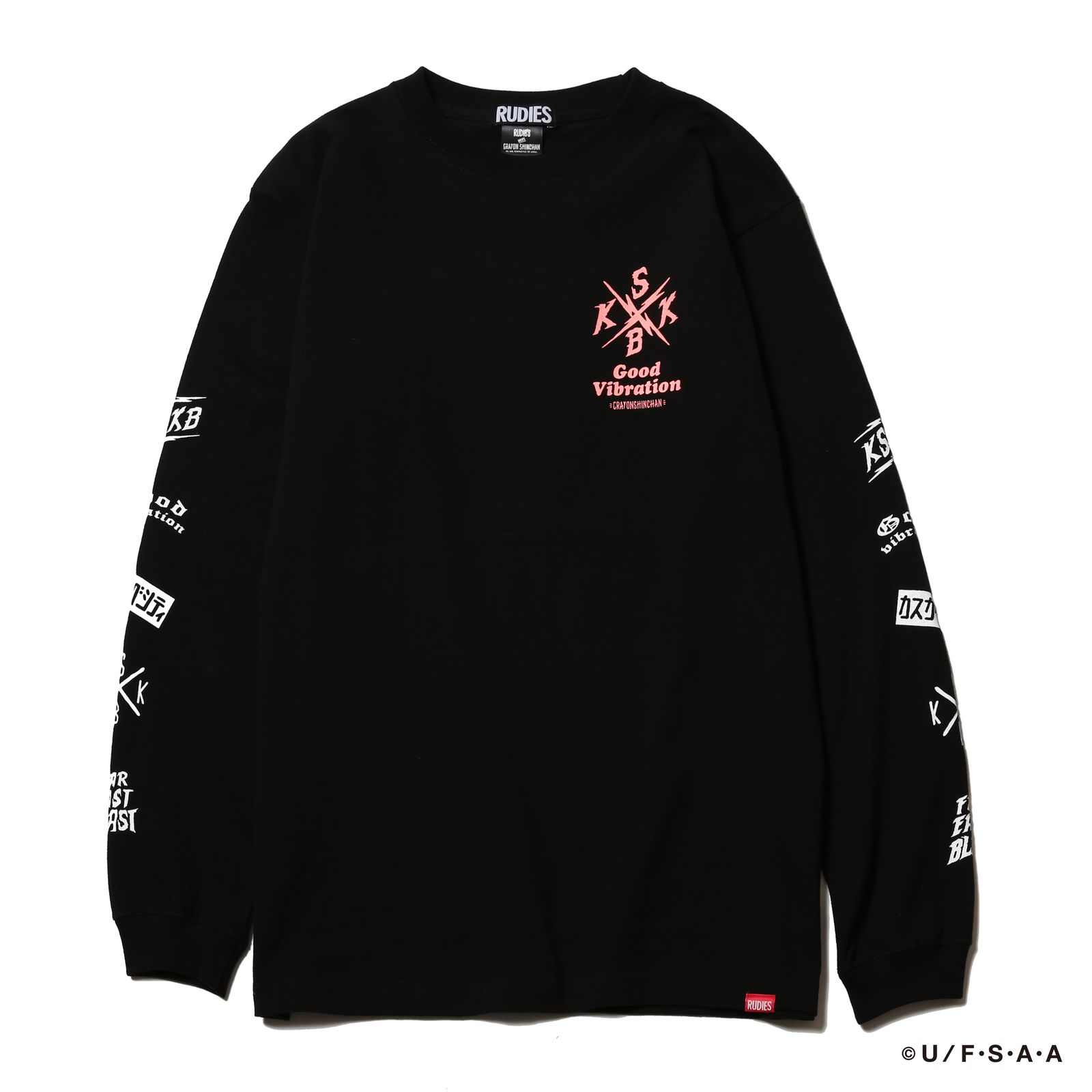 RUDIE'S×CRAYON SHINCHAN LOOK OUT LS TEE