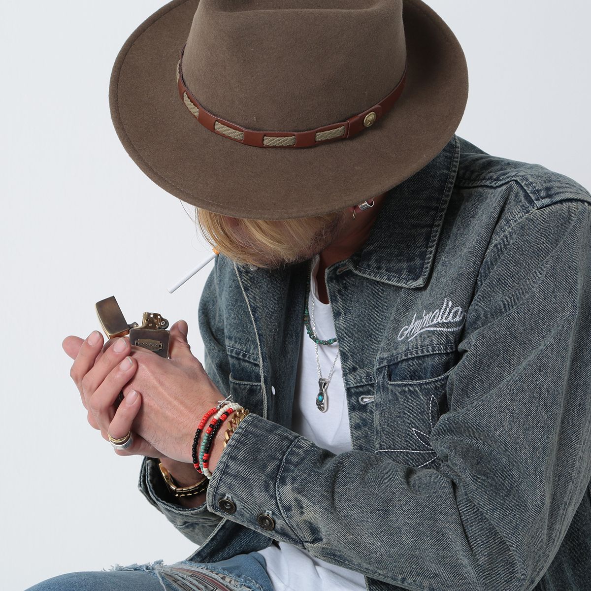BRONCO JEAN JACKET-Fade