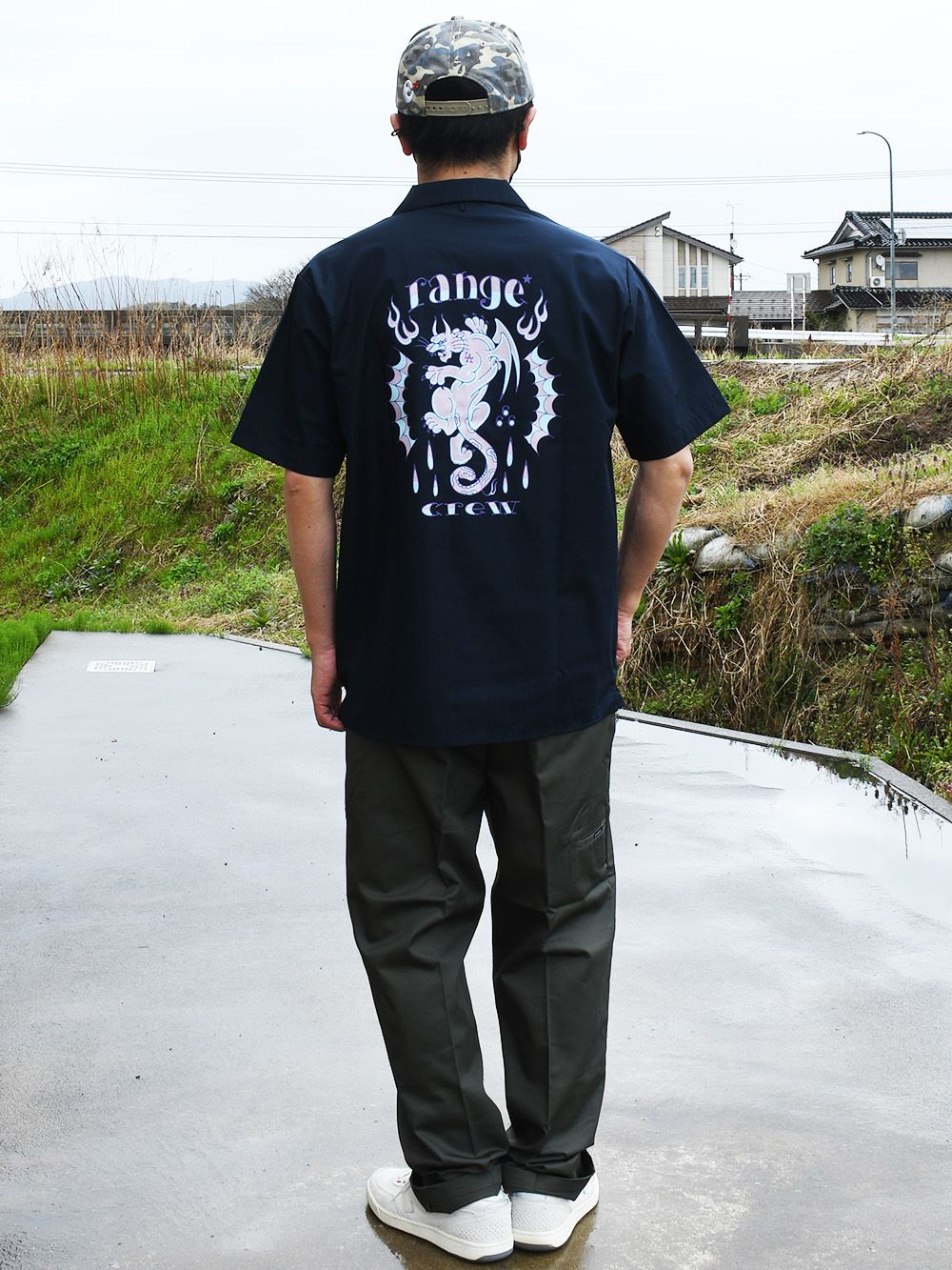 Classic monster s/s open shirts