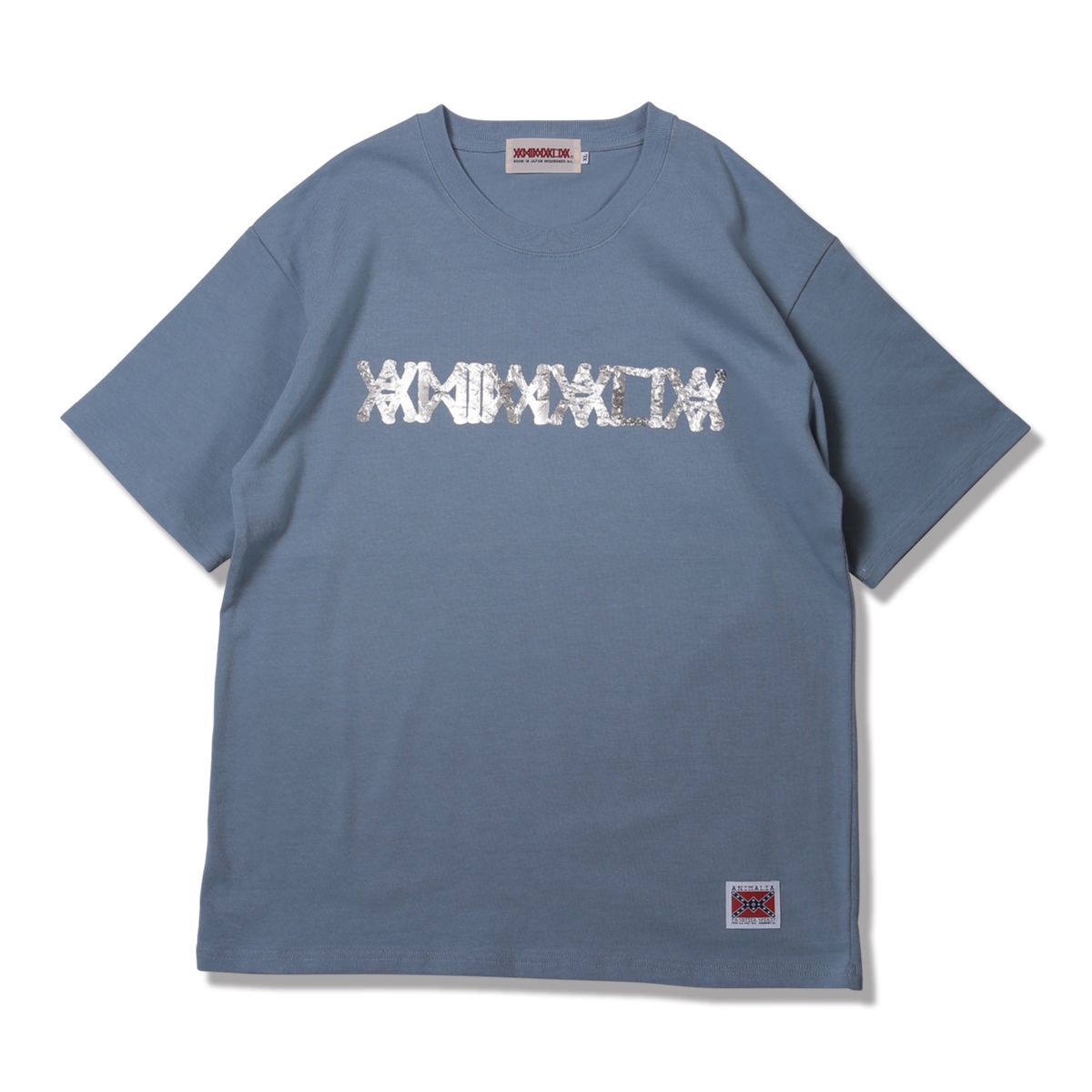 HEAVY S/S TEE-FOIL PRINT LOGO