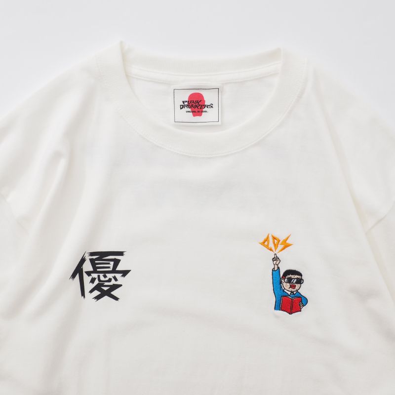 優等生刺繍TEE