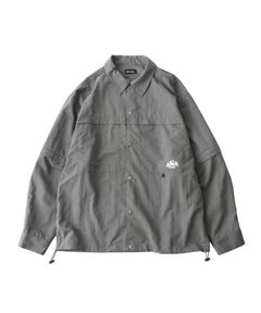 Detachable sleeve ripstop shirt