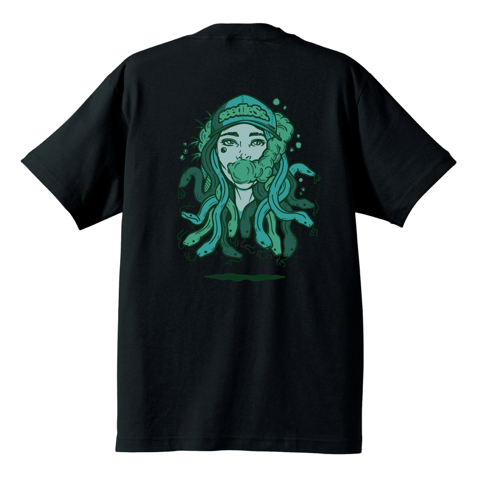 snake green girl s/s tee