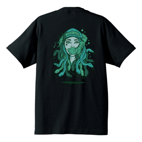 snake green girl s/s tee