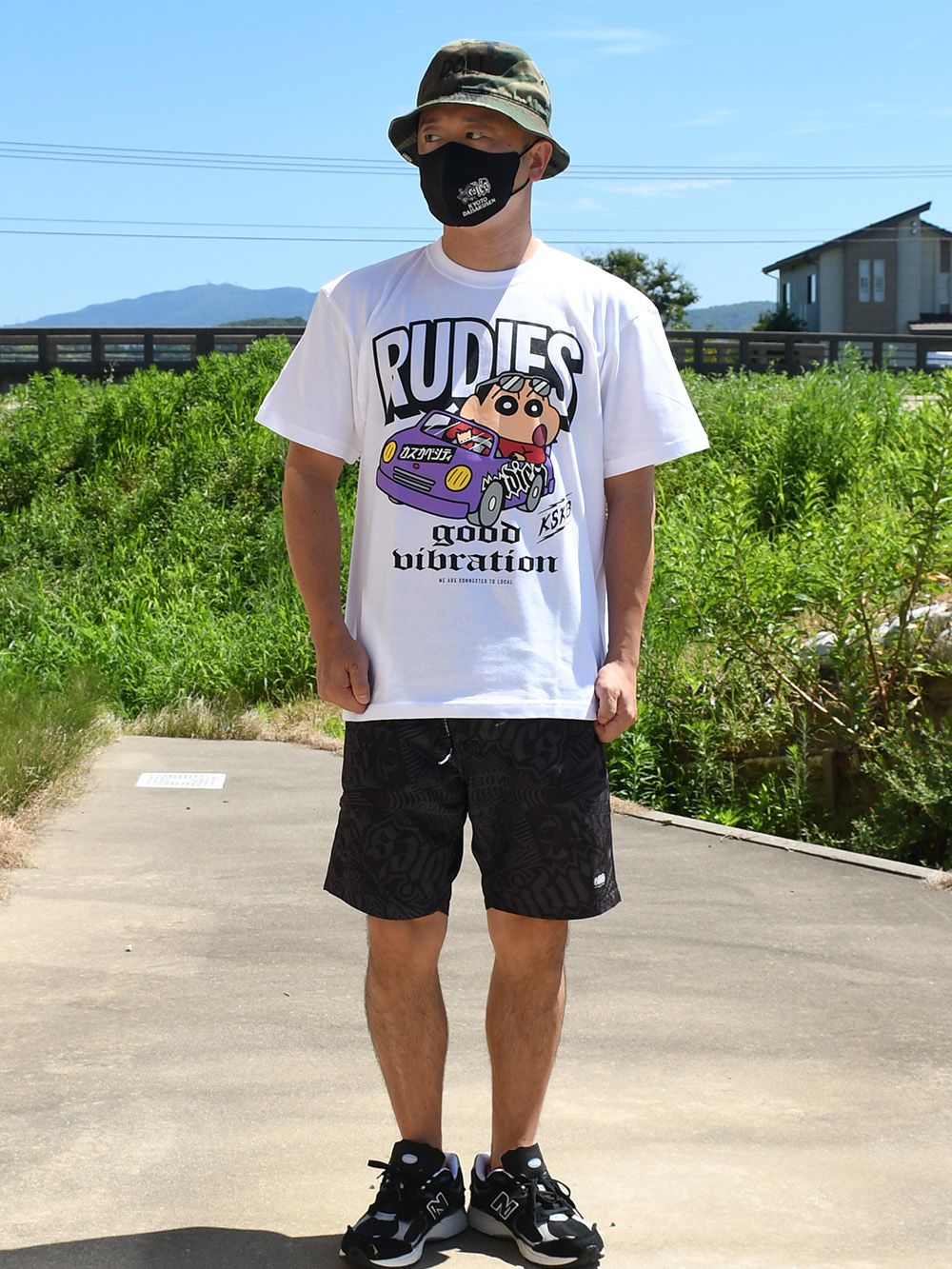 RUDIE'SxCRAYON SHINCHAN LOCAL DRIVE TEE