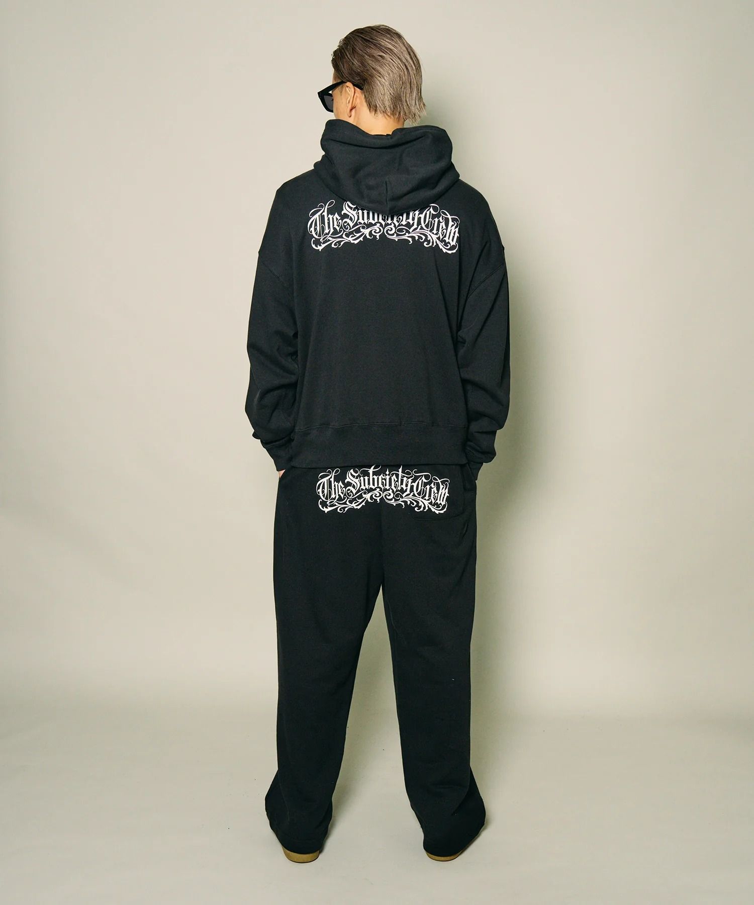 Boxy double zip up hoodie