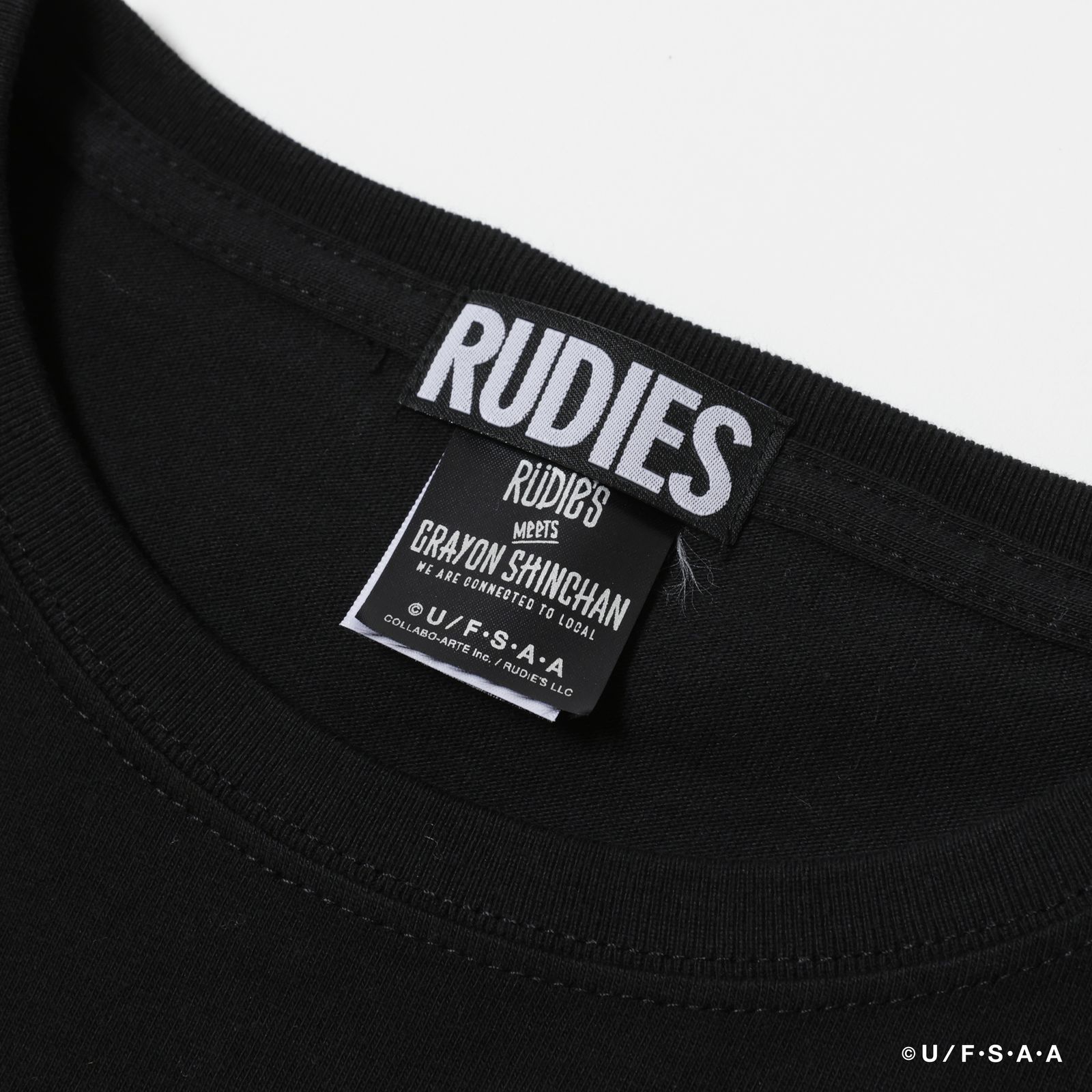 RUDIE'SxCRAYON SHINCHAN MOSH BIGSILHOUETTE PKTTEE