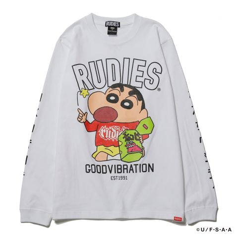 RUDIE'SxCRAYON SHINCHAN SNACK LSTEE