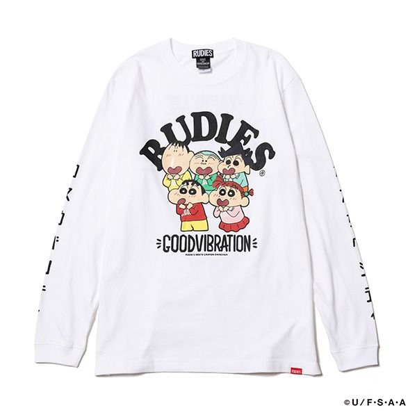 RUDIE'SxCRAYON SHINCHAN KASUKABE BOUEITAI LSTEE