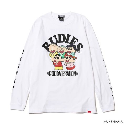 RUDIE'SxCRAYON SHINCHAN KASUKABE BOUEITAI LSTEE