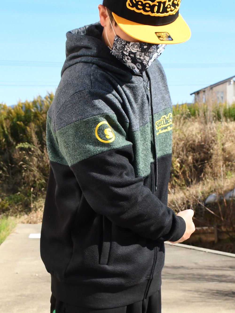 sd original knit fleece zip outer