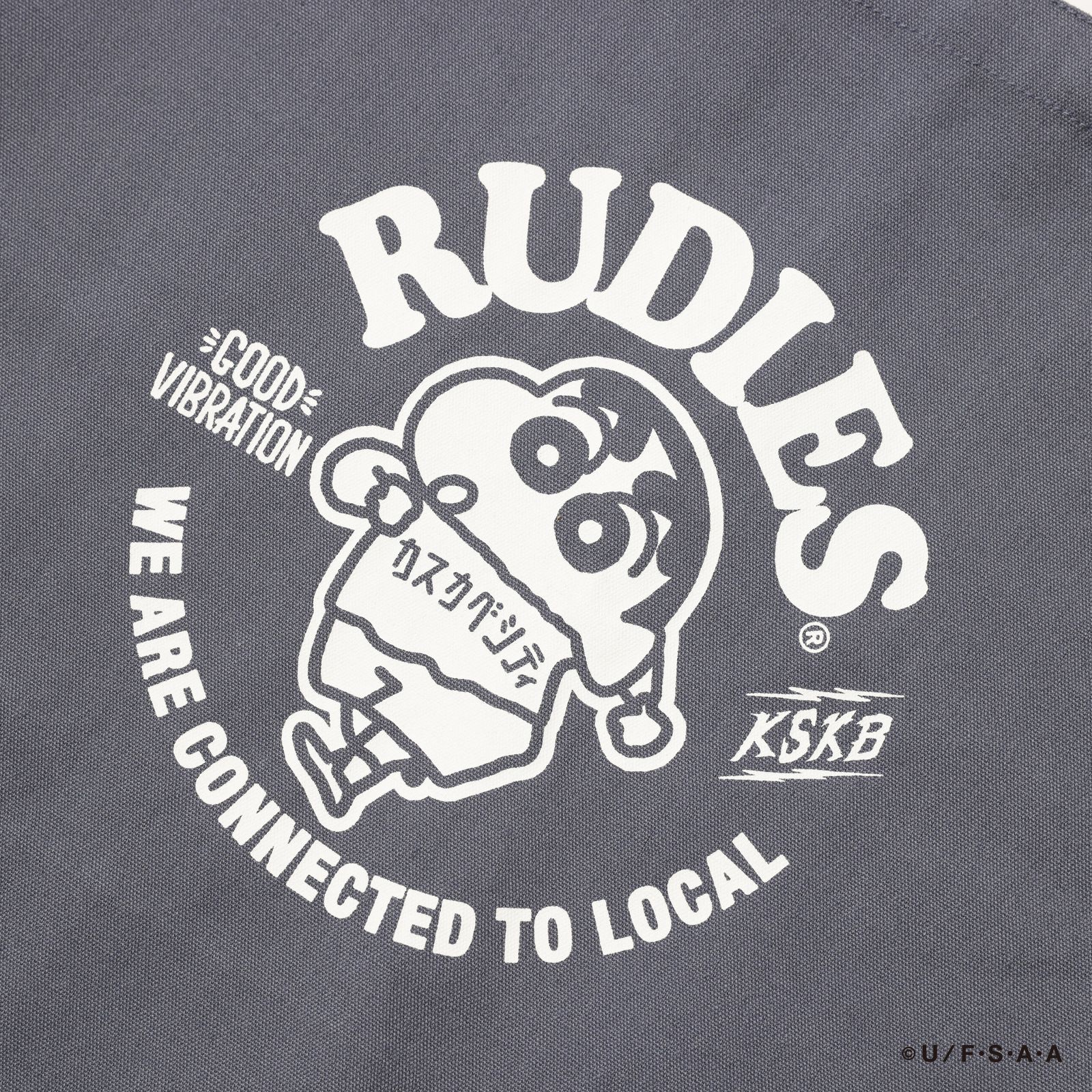 RUDIE'SxCRAYON SHINCHAN CIRCLEMOSH TOTEBAG