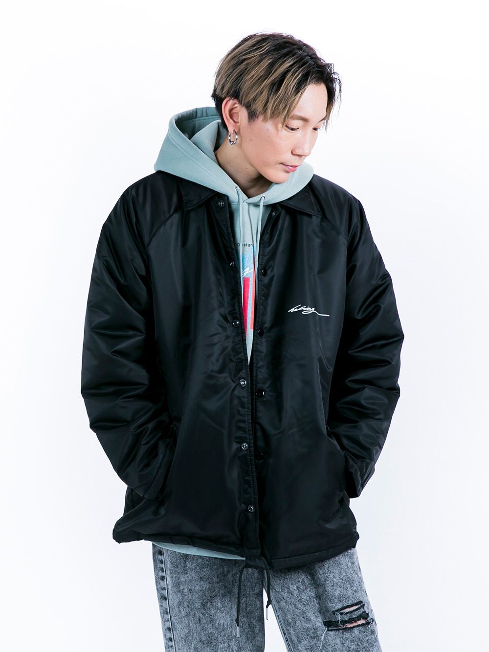 Circle maze Coach jacket