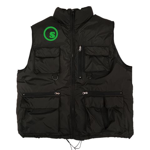 sd  puffy pocket vest jkt