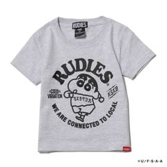 RUDIE'SxCRAYON SHINCHAN CIRCLEMOSH KIDS TEE