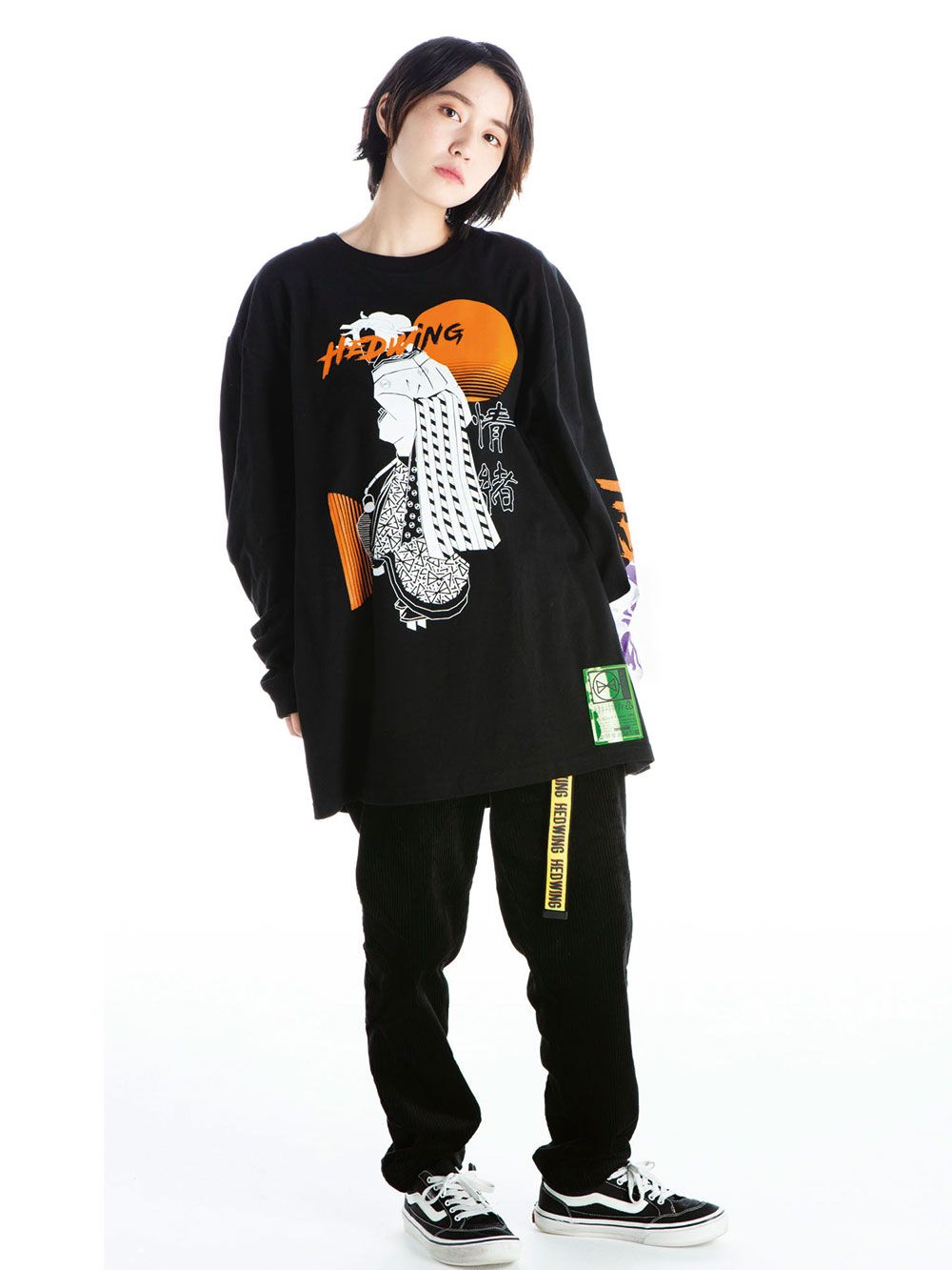 "JYOCHO"Crosscut Longsleeve T-shirt