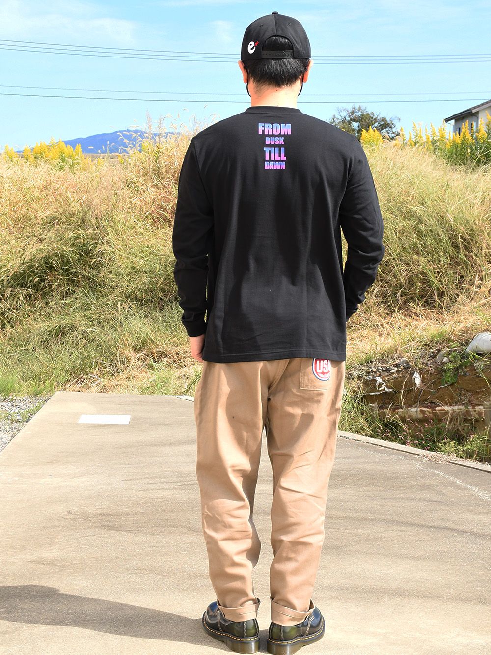 rg beauty gradation LS tee