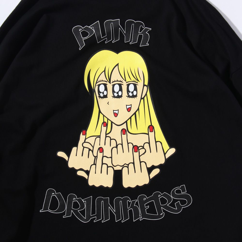 PUNK DRUNKERS - 危ない女BIGロンTEE | DOLL