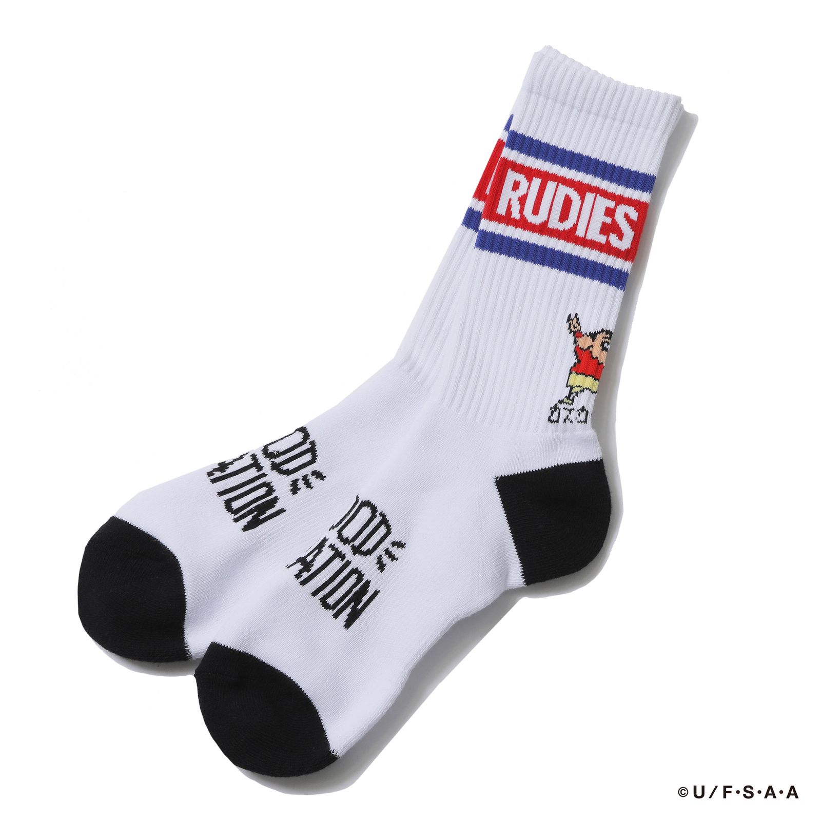 RUDIE'S x CRAYON SHINCHAN PEACE SOCKS